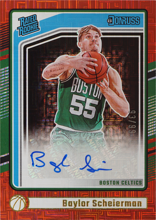 Baylor Scheierman trading card