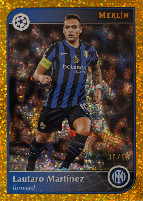 Lautaro MartĂnez trading card