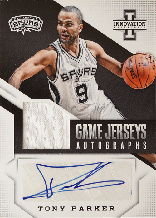 Tony Parker trading card