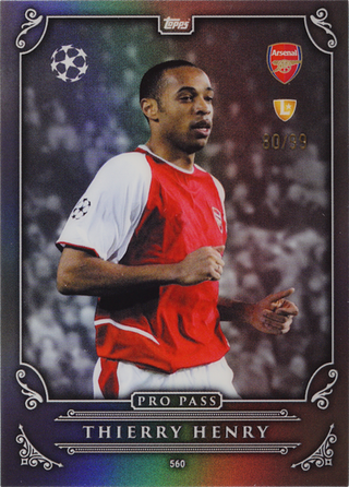 Thierry Henry trading card
