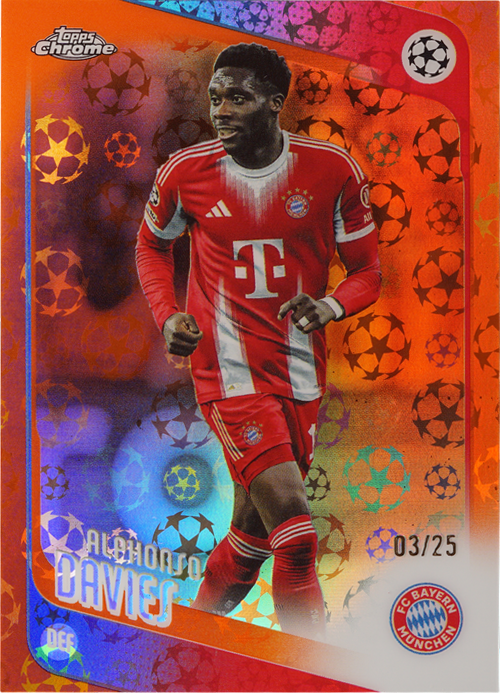 Alphonso Davies trading card