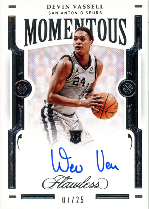 Devin Vassell trading card