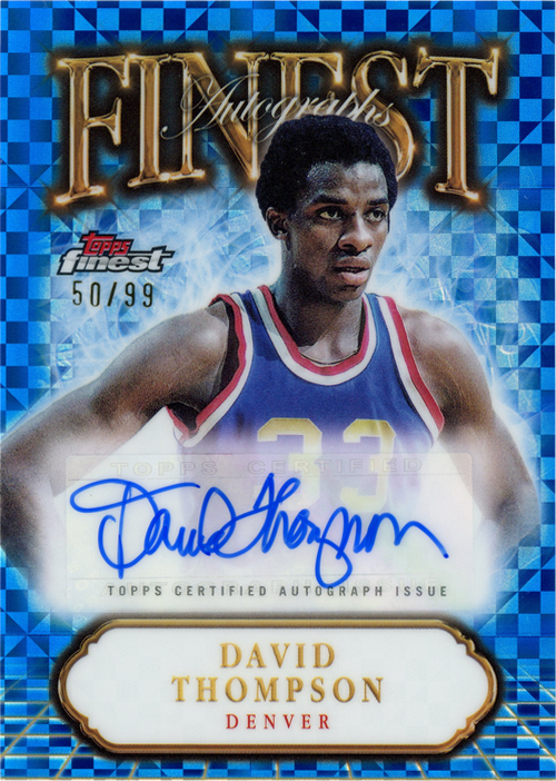 David Thompson trading card