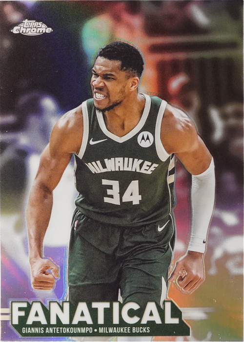 Giannis Antetokounmpo trading card