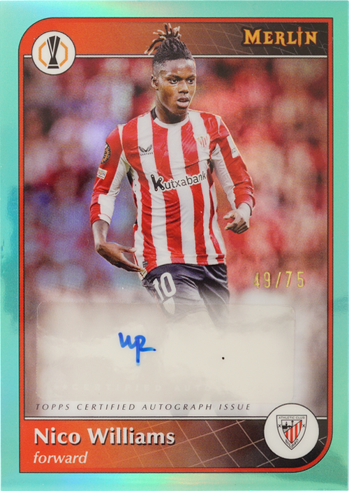 Nico Williams trading card