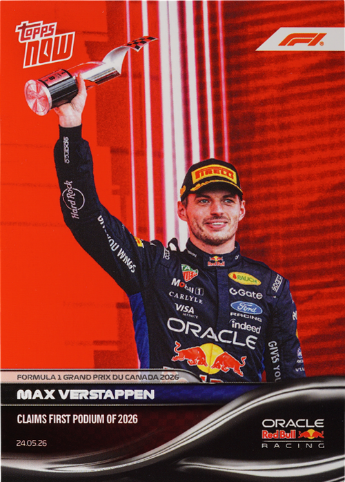 Max Verstappen trading card
