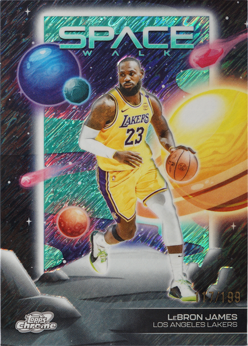 LeBron James trading card
