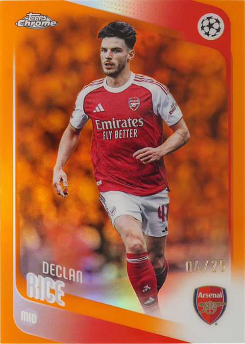 Declan Rice trading card
