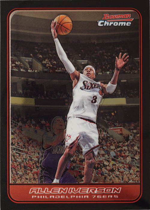 Allen Iverson trading card