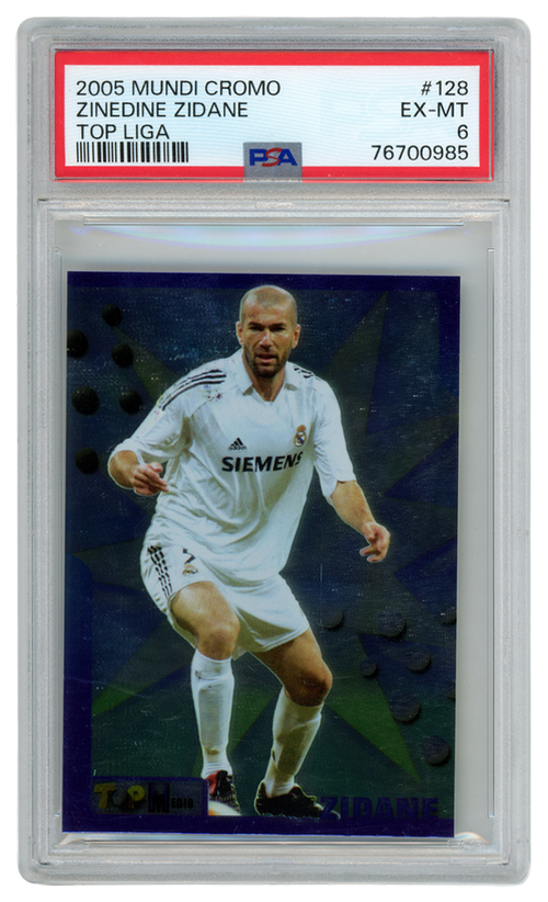 Zinedine Zidane trading card