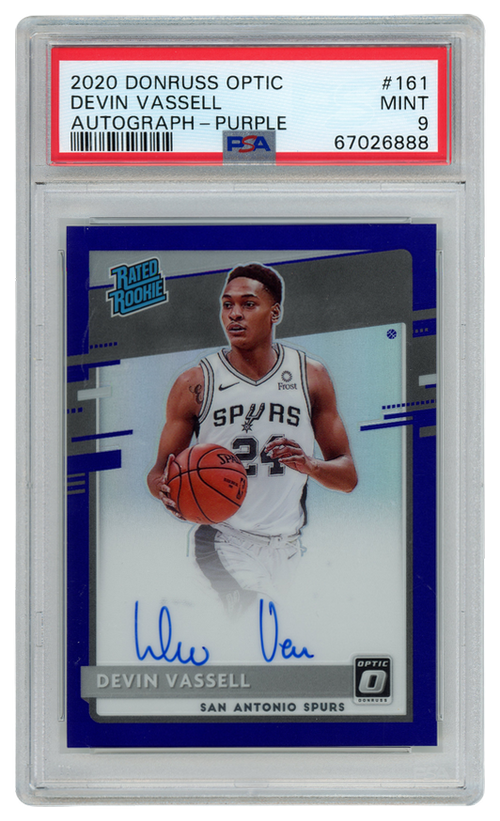 Devin Vassell trading card