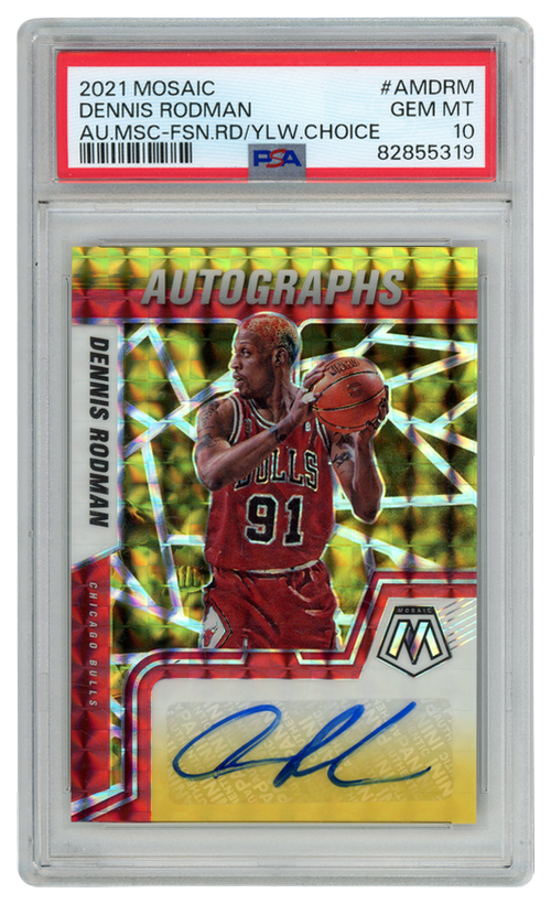 Dennis Rodman trading card