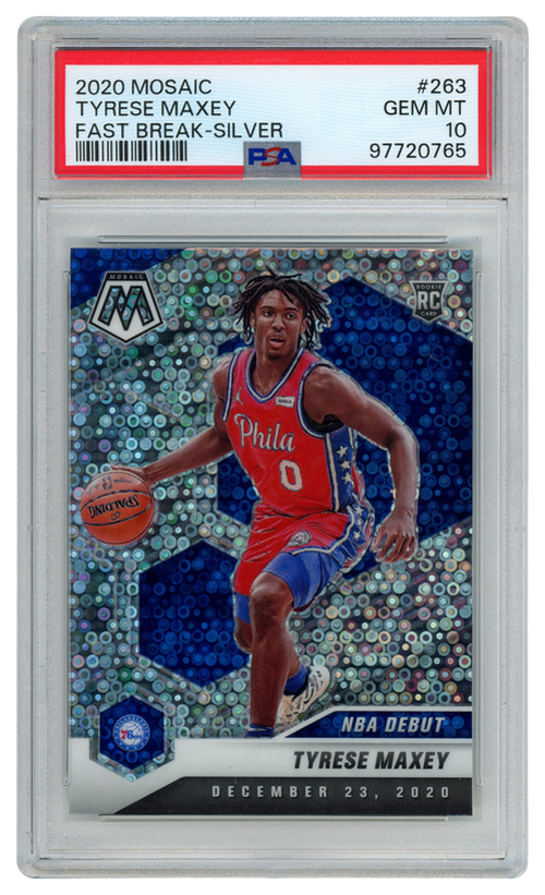Tyrese Maxey trading card