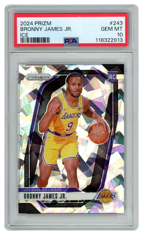 Bronny James Jr. trading card