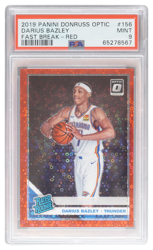 Darius Bazley trading card