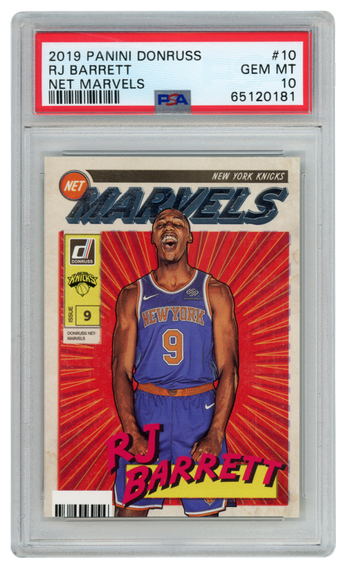 RJ Barrett trading card
