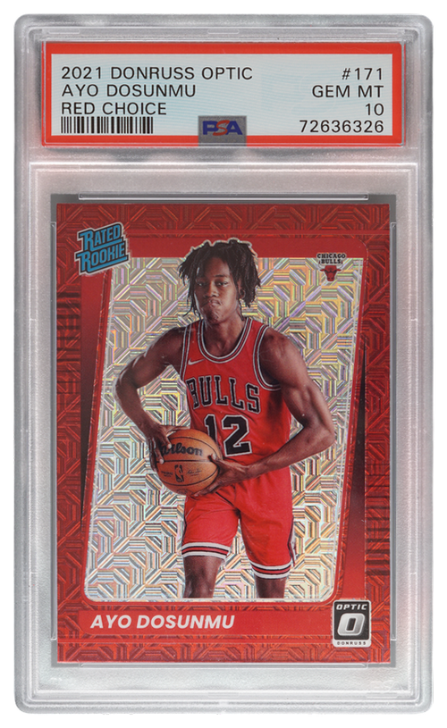 Ayo Dosunmu trading card