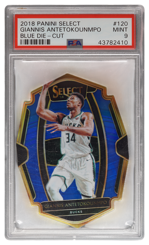 Giannis Antetokounmpo trading card