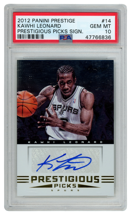 Kawhi Leonard trading card