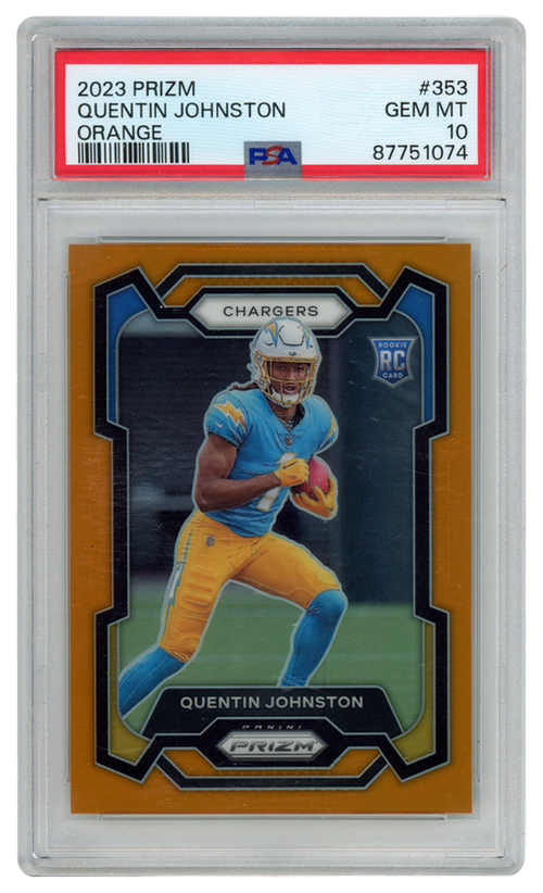 Quentin Johnston trading card