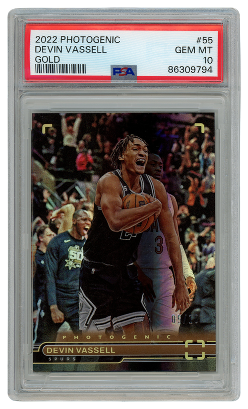 Devin Vassell trading card