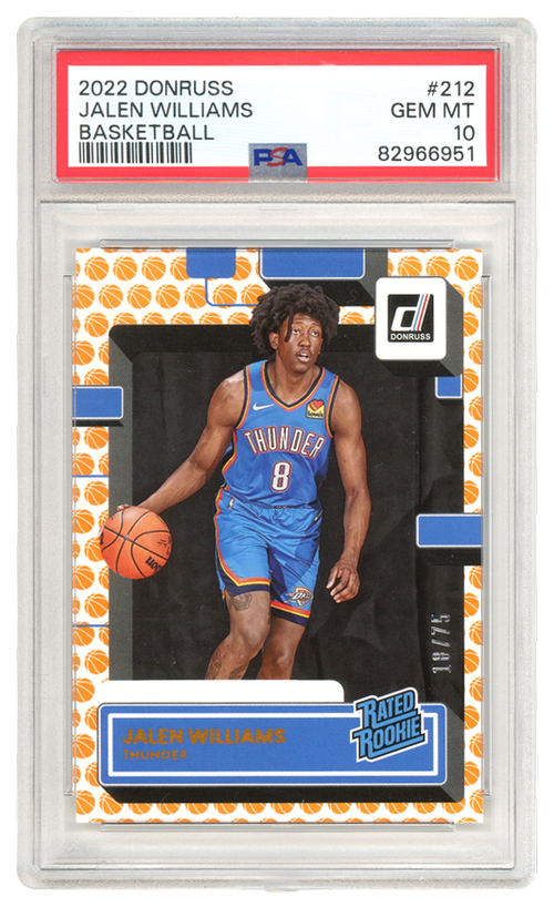 Jalen Williams trading card
