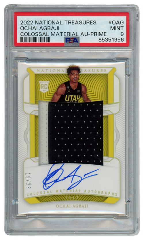 Ochai Agbaji trading card