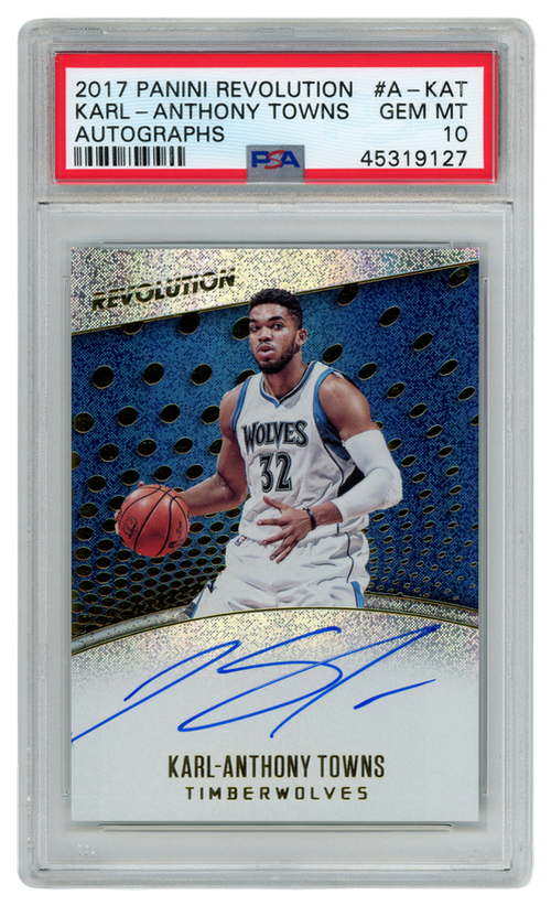 Karl-Anthony Towns trading card