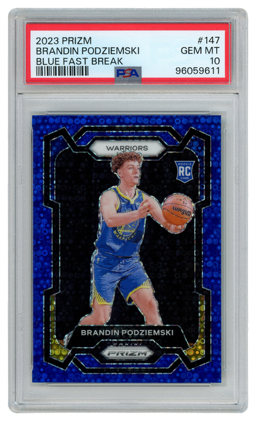 Brandin Podziemski trading card