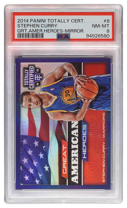 Stephen Curry trading card