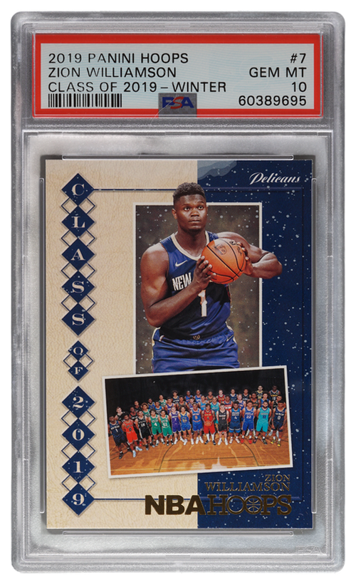 Zion Williamson trading card