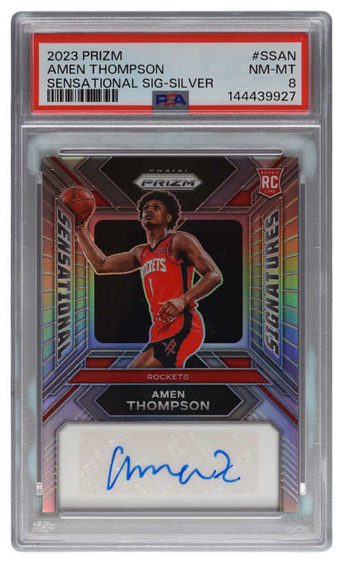 Amen Thompson trading card