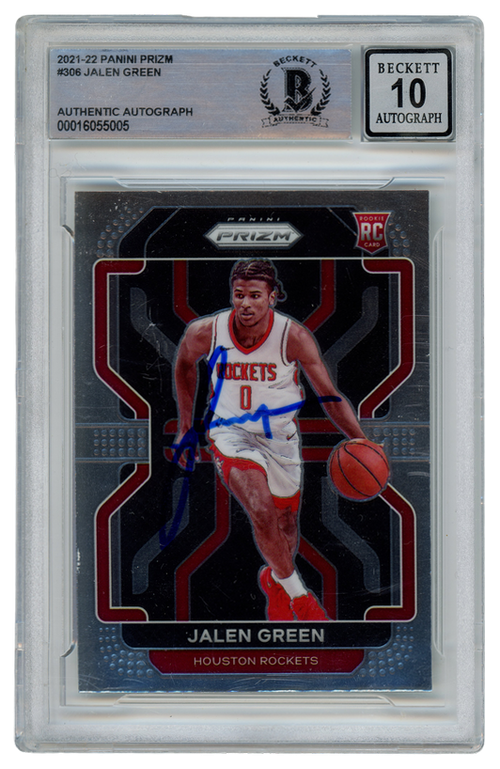 Jalen Green trading card