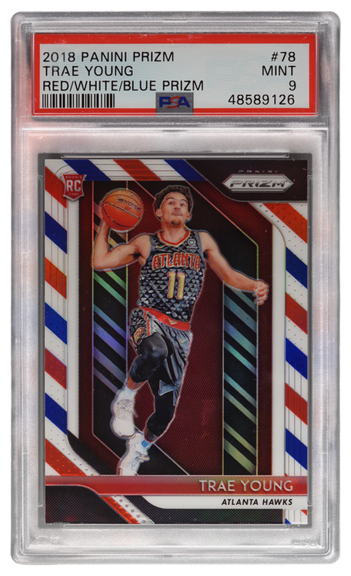 Trae Young trading card