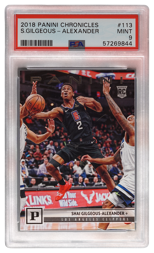 Shai Gilgeous-Alexander trading card
