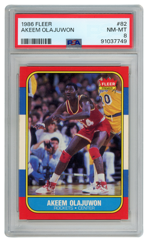 Akeem Olajuwon trading card