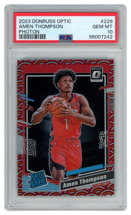 Amen Thompson trading card