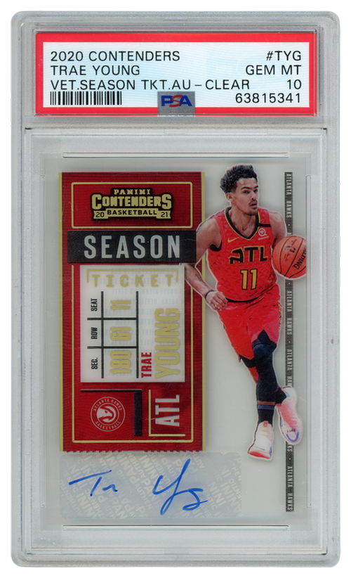 Trae Young trading card