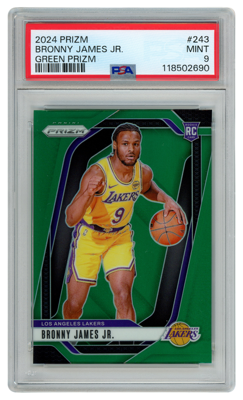 Bronny James Jr. trading card