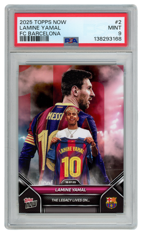 Lamine Yamal trading card