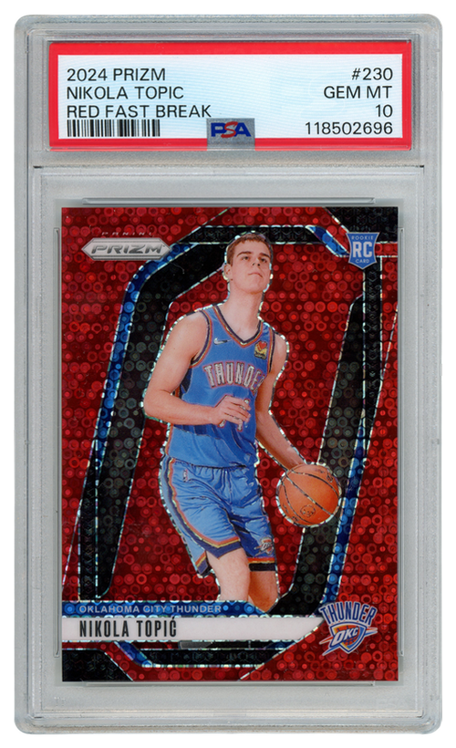 Nikola Topic trading card