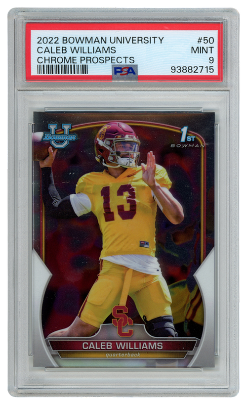 Caleb Williams trading card