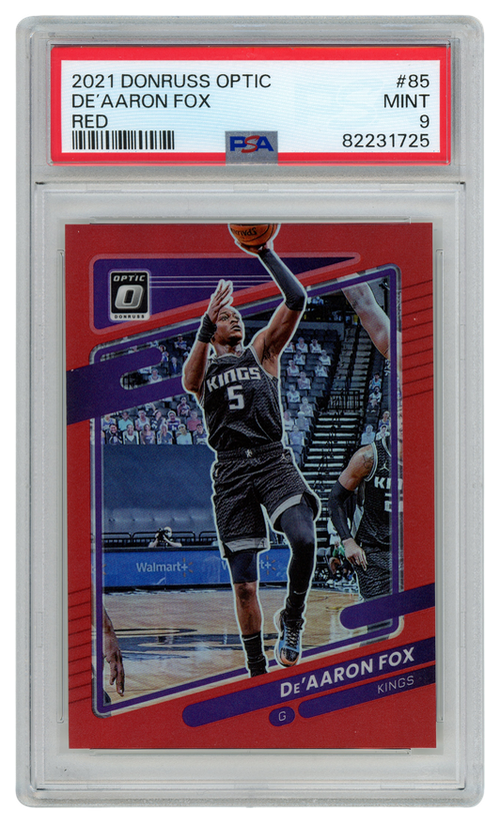 De'Aaron Fox trading card
