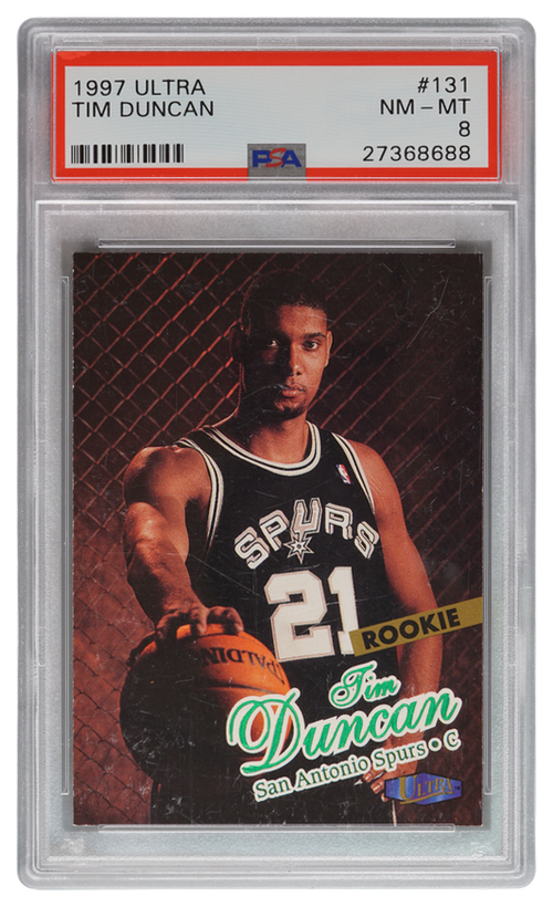 Tim Duncan trading card