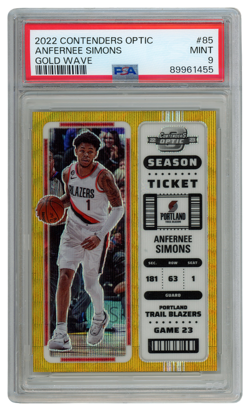 Anfernee Simons trading card