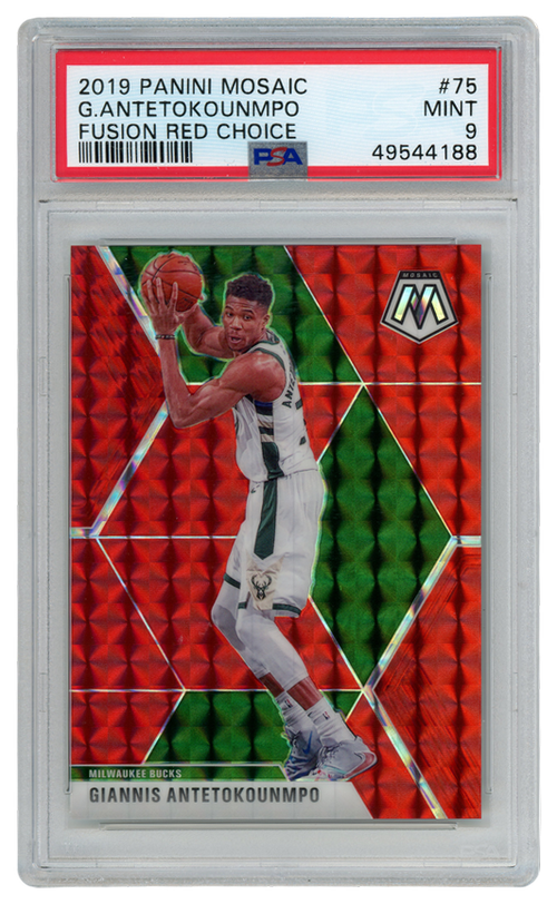 Giannis Antetokounmpo trading card