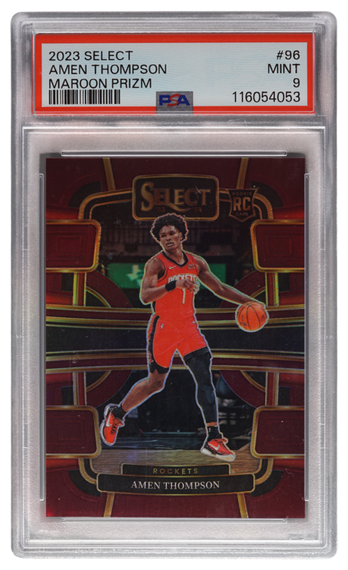 Amen Thompson trading card