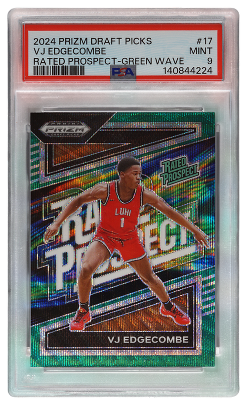 VJ Edgecombe trading card