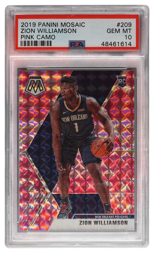 Zion Williamson trading card