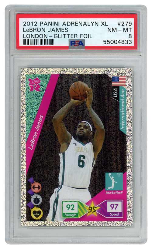 Lebron James trading card